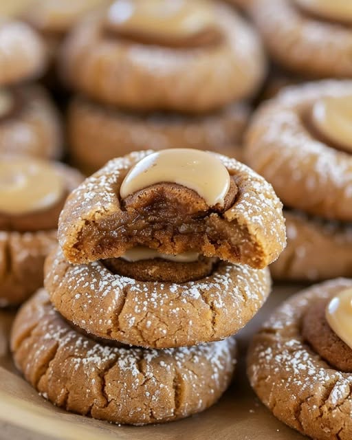 Lebkuchen-Thumbprint-Kekse