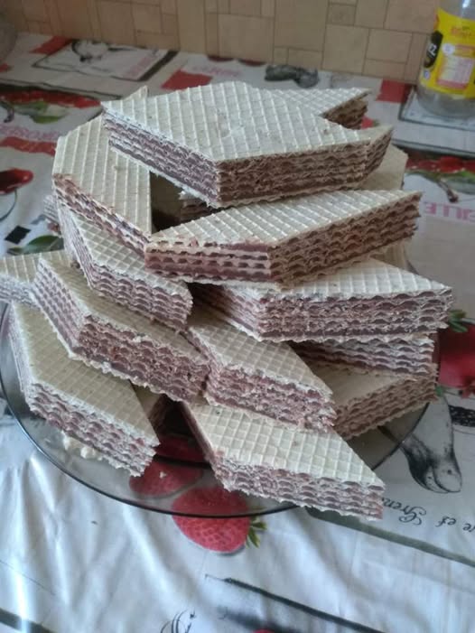 Wafle z mlekiem w proszku