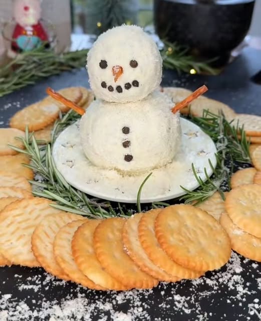 ☃️ Bałwan z Serka Śmietankowego na Święta ☃️