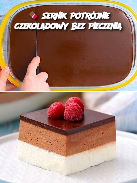 🍫 Sernik Potrójnie Czekoladowy Bez Pieczenia