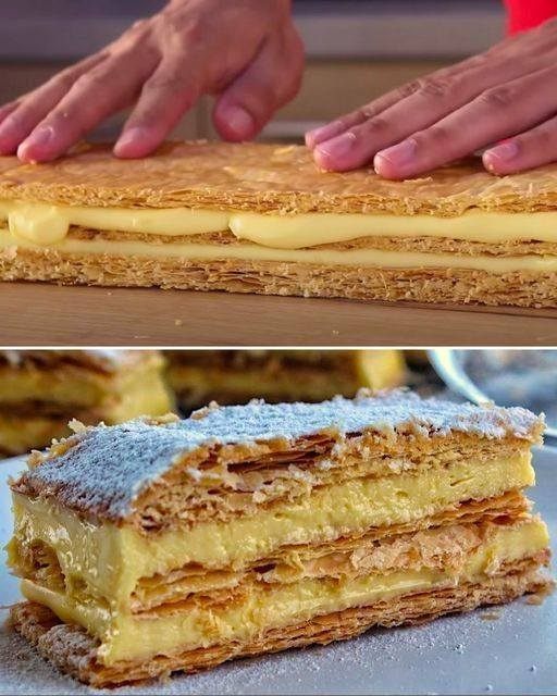 Millefeuille ze śmietaną: przepis na deser, który wszyscy lubią