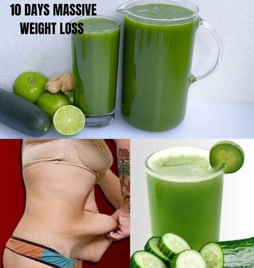 Lose 10 kg in 30 days, the drink is a real fat killer